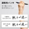 Pentel Ballpoint Pen Gel Ink EnerGel ES 0.5mm Black Barrel BLN125-A 10 pieces
