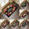 Floral Pattern Floor Mat Anti-Slip Decorative Carpet Durable Entrance Door Mat  Home