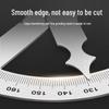 180° Stainless Steel Semicircle Protractor Angle Ruler for Precision Drawing and Measuring