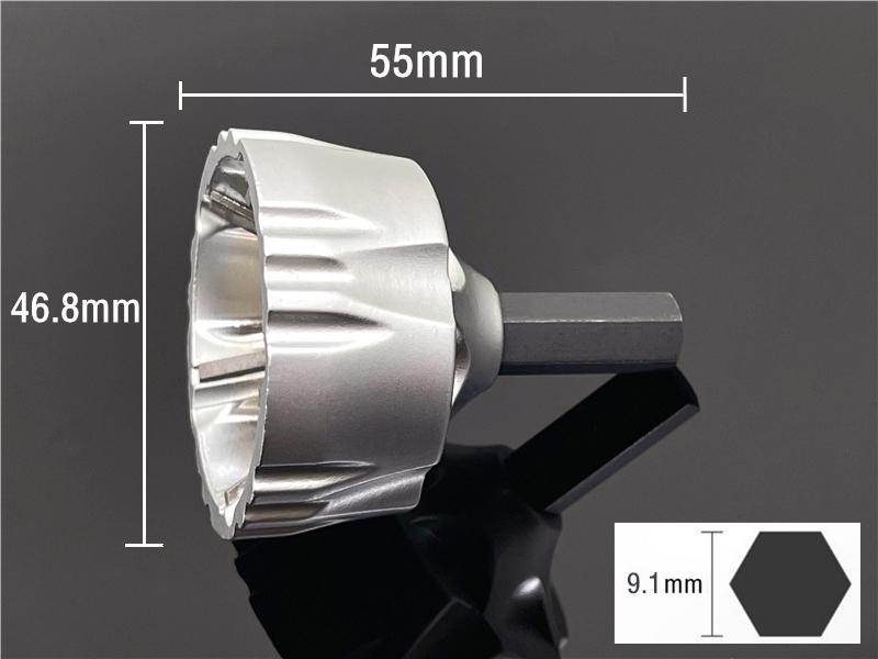 3-19MM Deburring External Chamfer Tool Stainless Steel Metal Drilling Tool Remove Burr Clean Bolt Tools Hex Tool Accessories