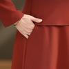Stylish Chinese Long-Sleeved Dress for Middle-aged Women in Spring and Autumn