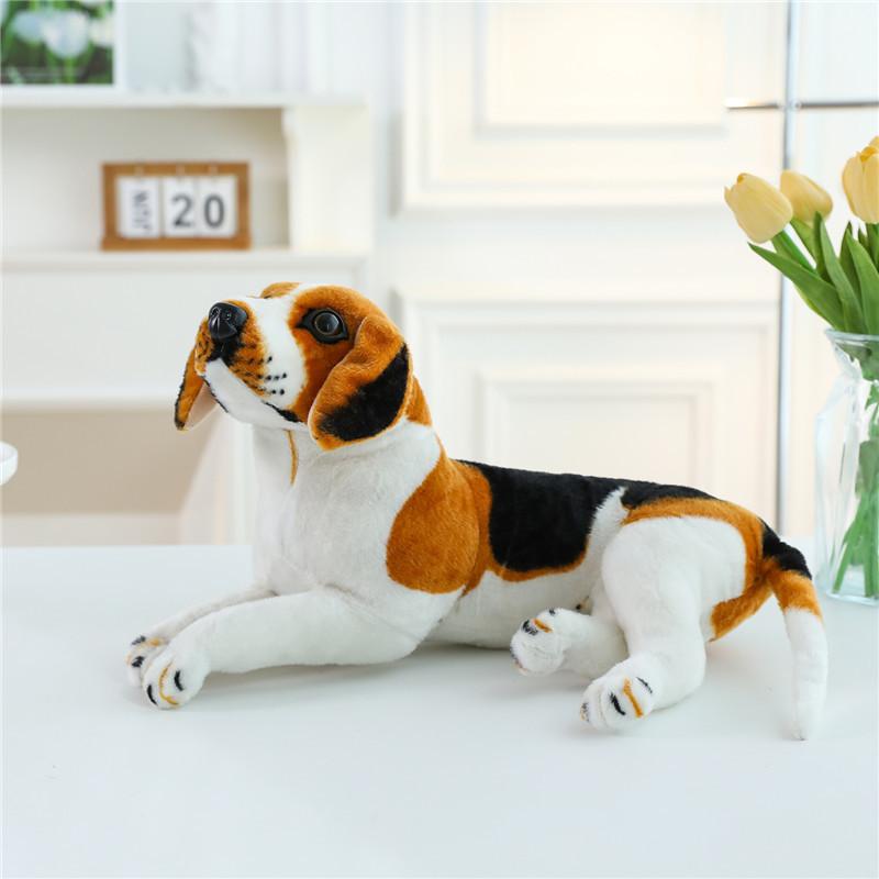 Realistic Dog Plush Toy Adorable Sheepdog Shar Pei Dalmatian Long Ear Dog Gift