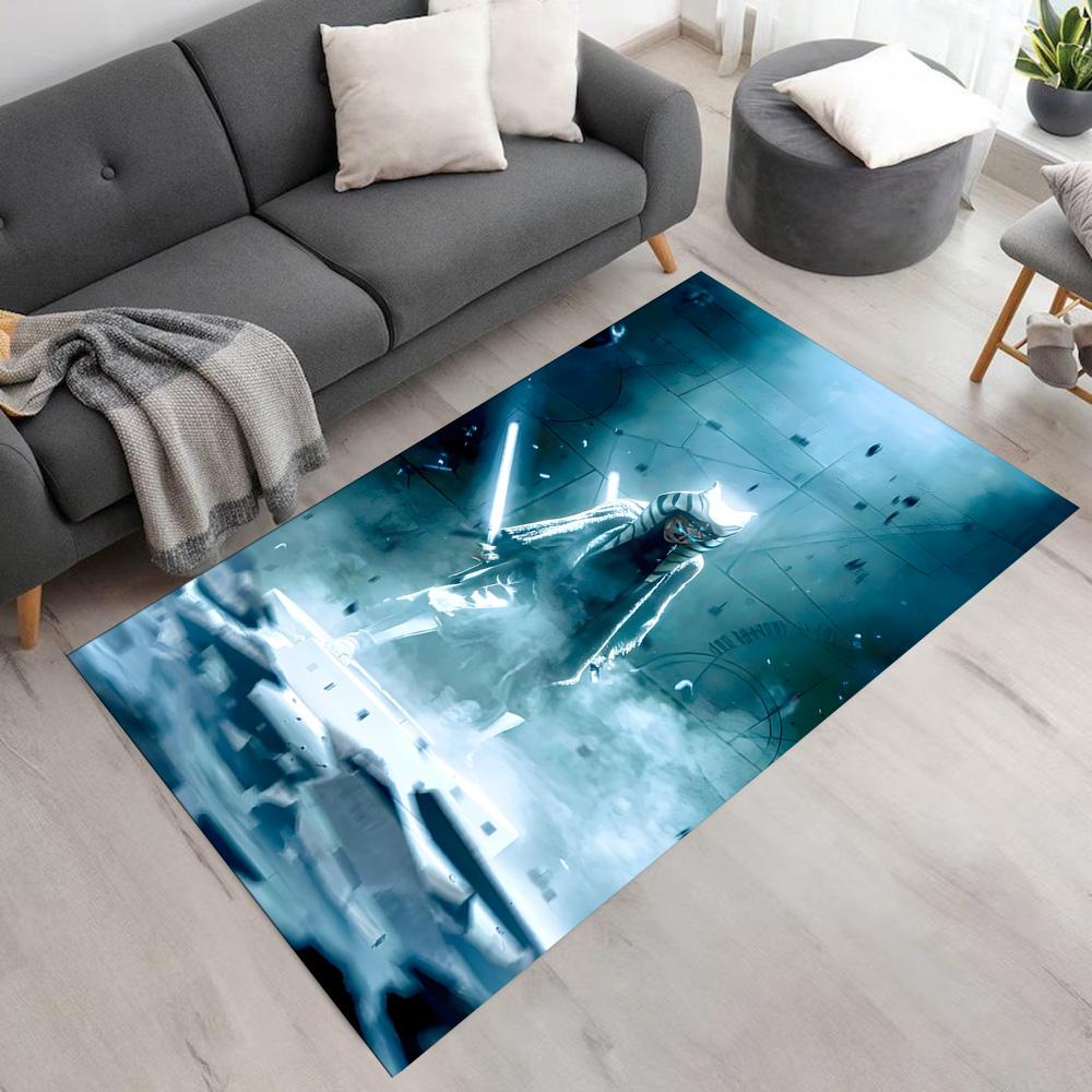 Star Wars Floor Rug Office Rug Design for Balcony Living Rooms Bedrooms Playrooms Anti-slip Rug Office Home Decor Wedding Party Gift