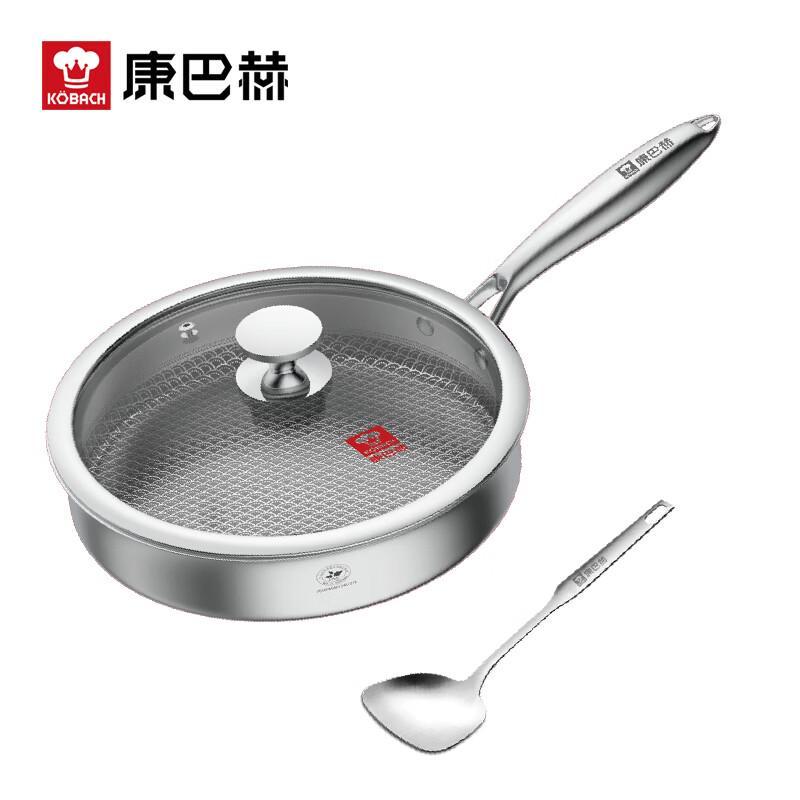 

Kangbach 26cm 304 Stainless Steel Frying Pan Set