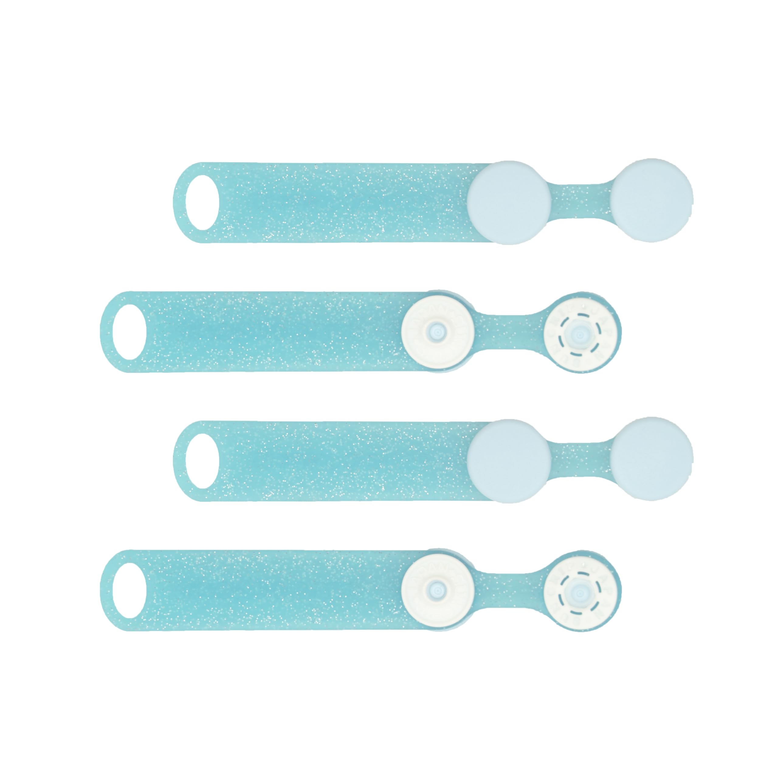 

Детали для стяжки лямок рюкзака Chokodome (Набор из 4) Совместим с шириной 25 мм *Обновленная версия. (Блестящий синий)