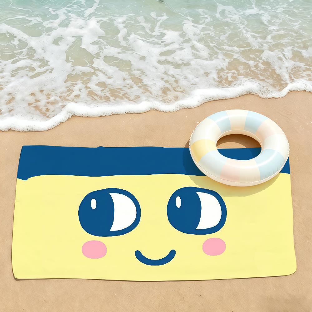 Game Cute T-Tamagotchi Towel Drying Bath Towel Applicable To Light Swimming Camping Yoga Beach Out