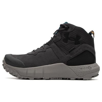 Ua Micro G Valsetz Trek Mid Leather Waterproof Tactical Boots 'Grey' 3025577-100