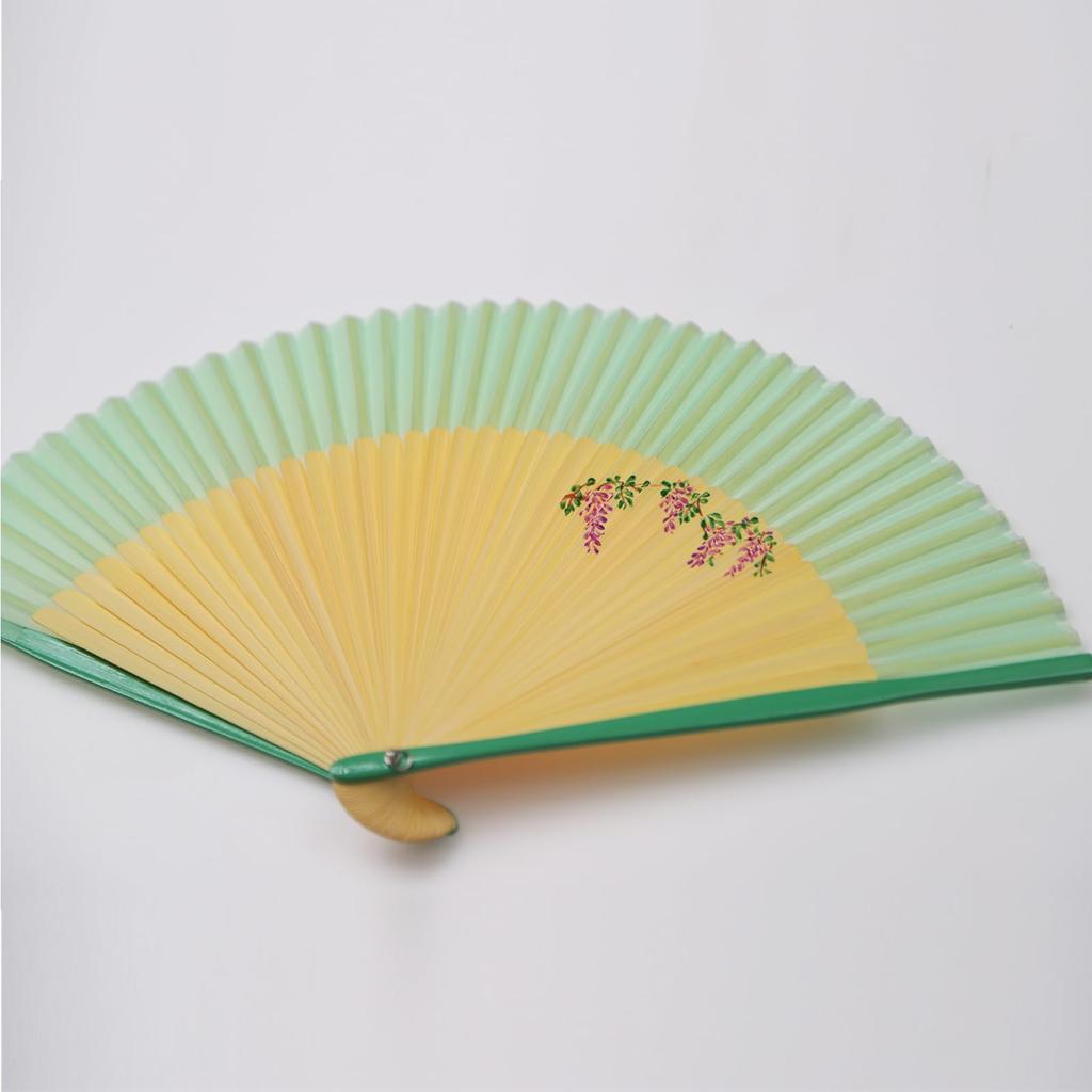 TOuWA Faltfächer für Herren und Bambus Japanisch Japanisch Perfekt für Feuerwerk Neu und Kabuki Stilvolles Set Faltbar Lila Damen, Rippen, Muster,