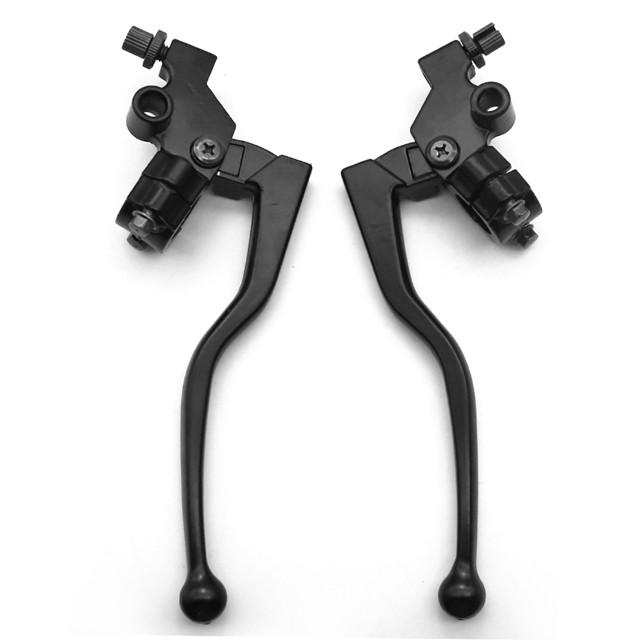 Motorcycle Brake Clutch Levers Black For Honda CG 125 Aluminum Alloy Motorbike Brake & Clutch Lever Cable Front Brake A