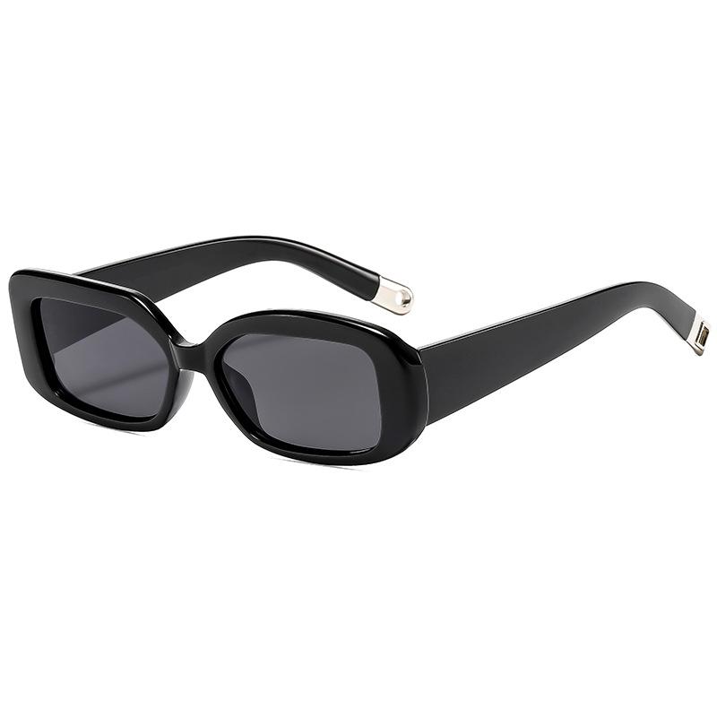 Sunglasses Women'S Retro Street Style Glasses Personalized Rectangular Sunglasses Men