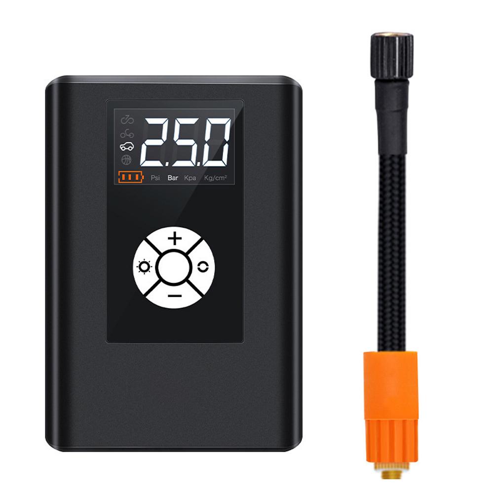 120W 40L Min 2.5 Inch Digital Display Screen Cordless Car Air Pump Car Bicycle Tire Air Pump Portable Multifunctional