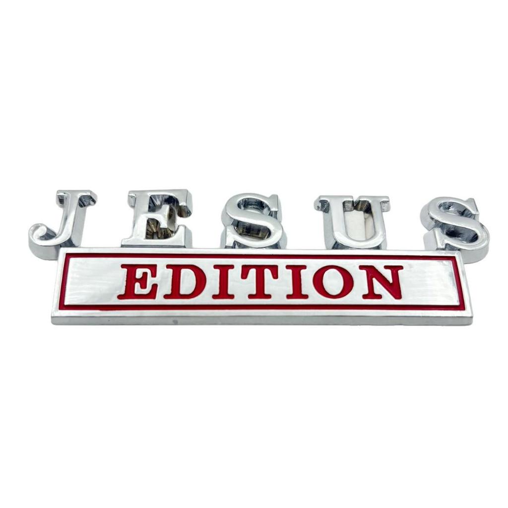 JESUS Metal Car Emblem Body & Tail Sticker – Cross Hot Sale Car Modification