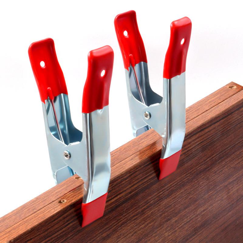 Multi-Purpose Sheet Metal Spring Clamp - 2", 4", 6" Pointed Alligator Clip for Woodworking and Tents