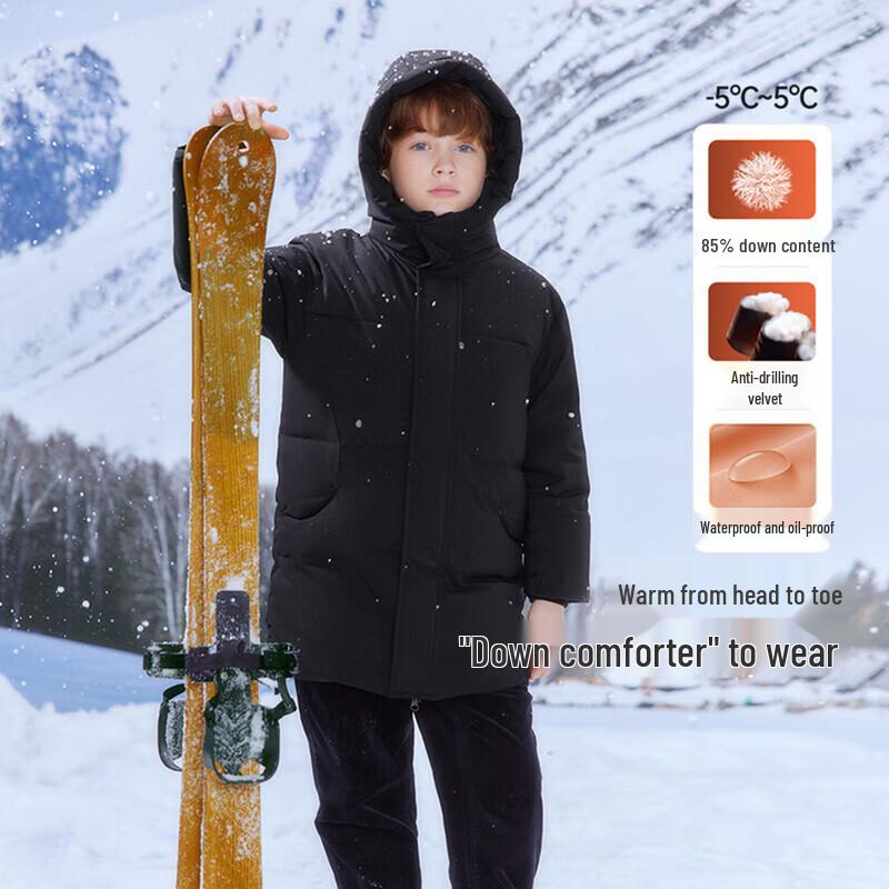 YEEHOO Kids  Hooded Winter Down Jacket 140CM