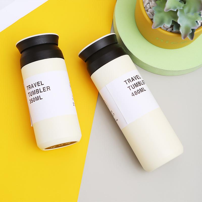 Creative Japanese Steel Thermos Cup Handy Simple Artistic Fresh Male and Female Students Water Cup Element Cup