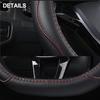 For Hyundai Ioniq 2017 2018  Red Line D Type Car Steering Wheel Cover Auto
