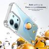 KEYSION Vier-Ecken Stoßfestes Transparentes Case für Redmi 15C 171mm Weiches TPU+PC Klare Handy-Rückseite für Xiaomi POCO C85