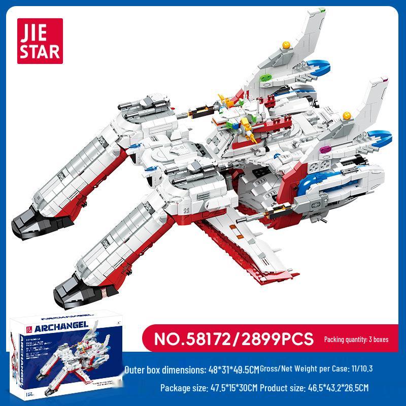 Kuang Jie Xing 58172 Starship Angel Building Blocks Model Toy