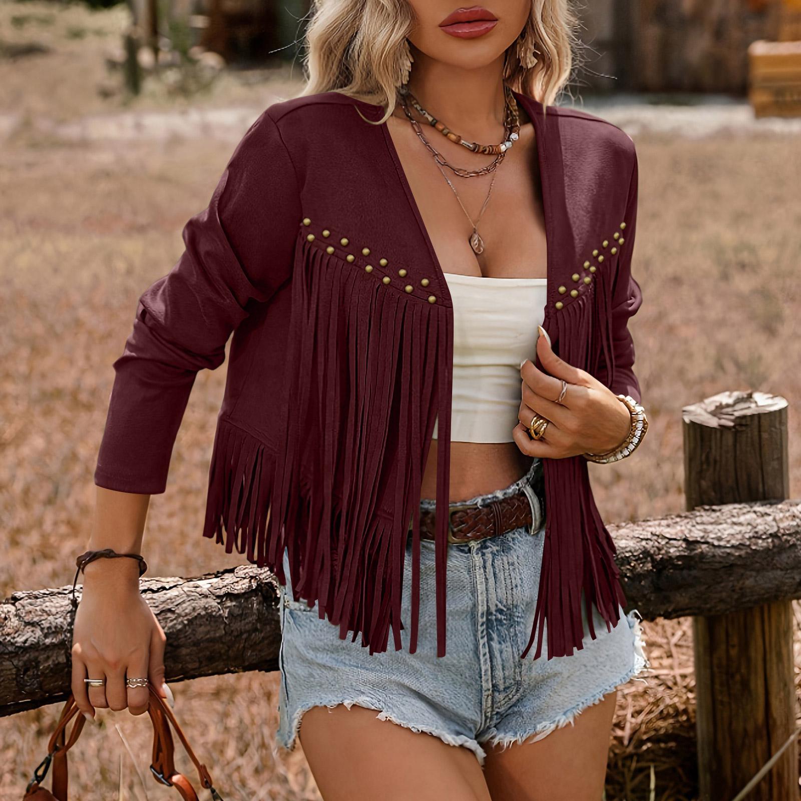 

Women s Fashionable And Casual Seven Long Sleeve Printed Round Neck T-Shirt Top XL винний