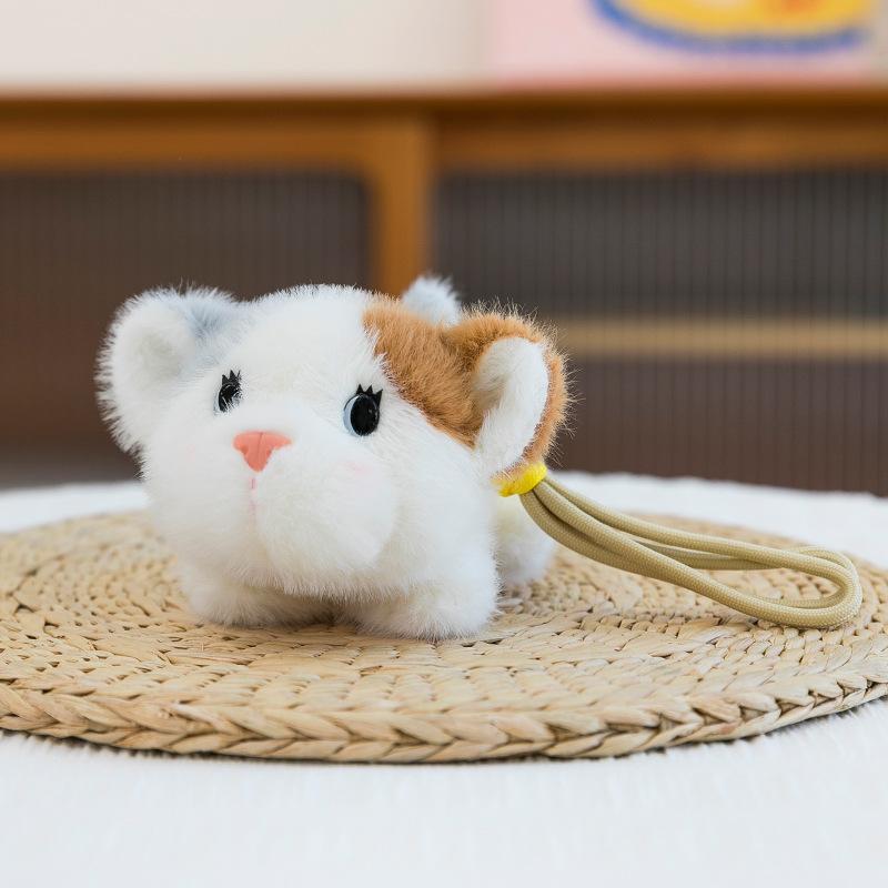New Cute Little Rabbit Plush Pendant DIY Jewelry Backpack Hanging Keychain Ornament Gift for Girls