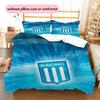 Racing Club  Pattern Bedding Quilt Set  Home Decoration  Gift (1 * duvet cover + 2 * pillowcase  without core)