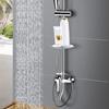 Diversion Valve Tap Chrome Faucet T Adapter Anti-scratch Shower Head Diverter Valve Corrosion Resistant for Handheld Showerhead