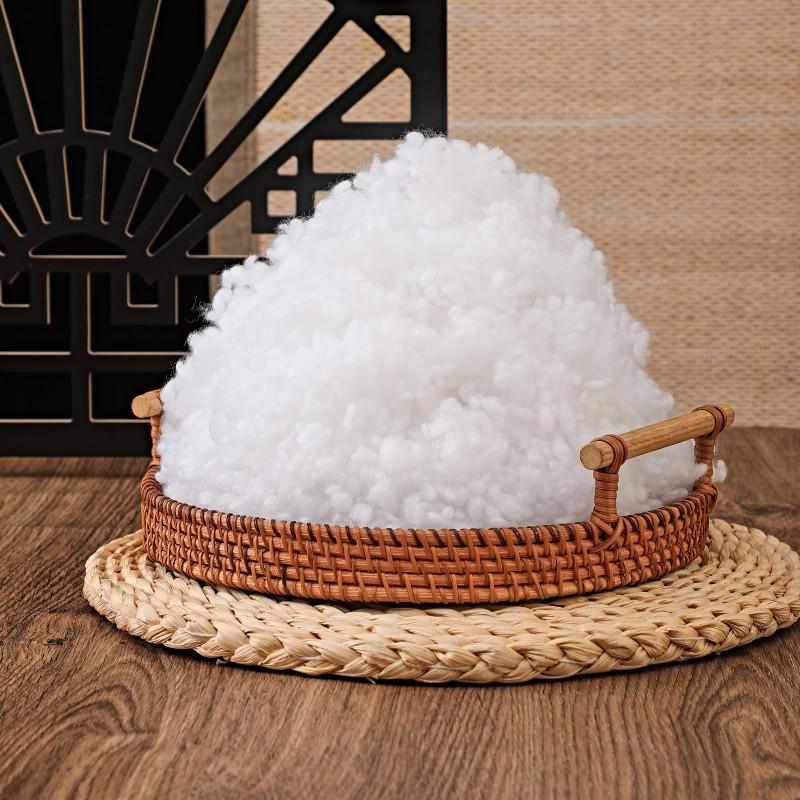 Pearl Cotton Fiber Fluffy Pillow Core & Doll Filling - Handmade Home Textiles