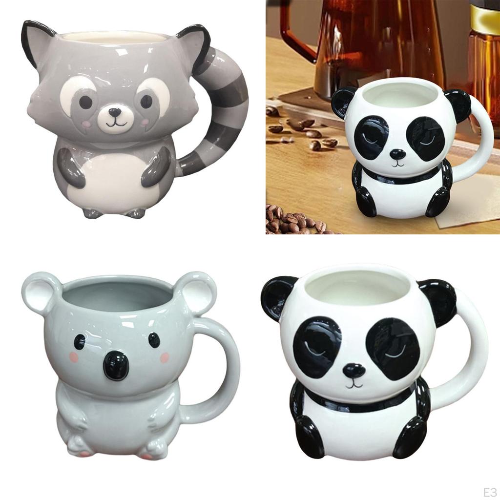 Ceramic Coffee Mug Adorable Tea Cup Novelty Milk Juice Morning Animal Porcelain