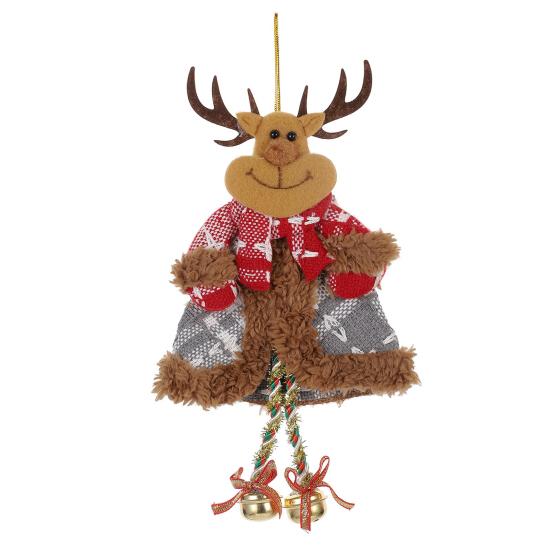 

Рождественский кулон, полезный, привлекательный, легко повесить, подвесной кулон, рождественский колокольчик, подвеска в виде лося, аксессуары для новогодней вечеринки, подвеска в виде рождественской елки Elk