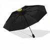 1pc Cat Green Automatic Open/close Umbrella, 8-Rib Sturdy Structure, Portable Travel Umbrella, Parties, Everyday Use, Outdoor Accessory, Art