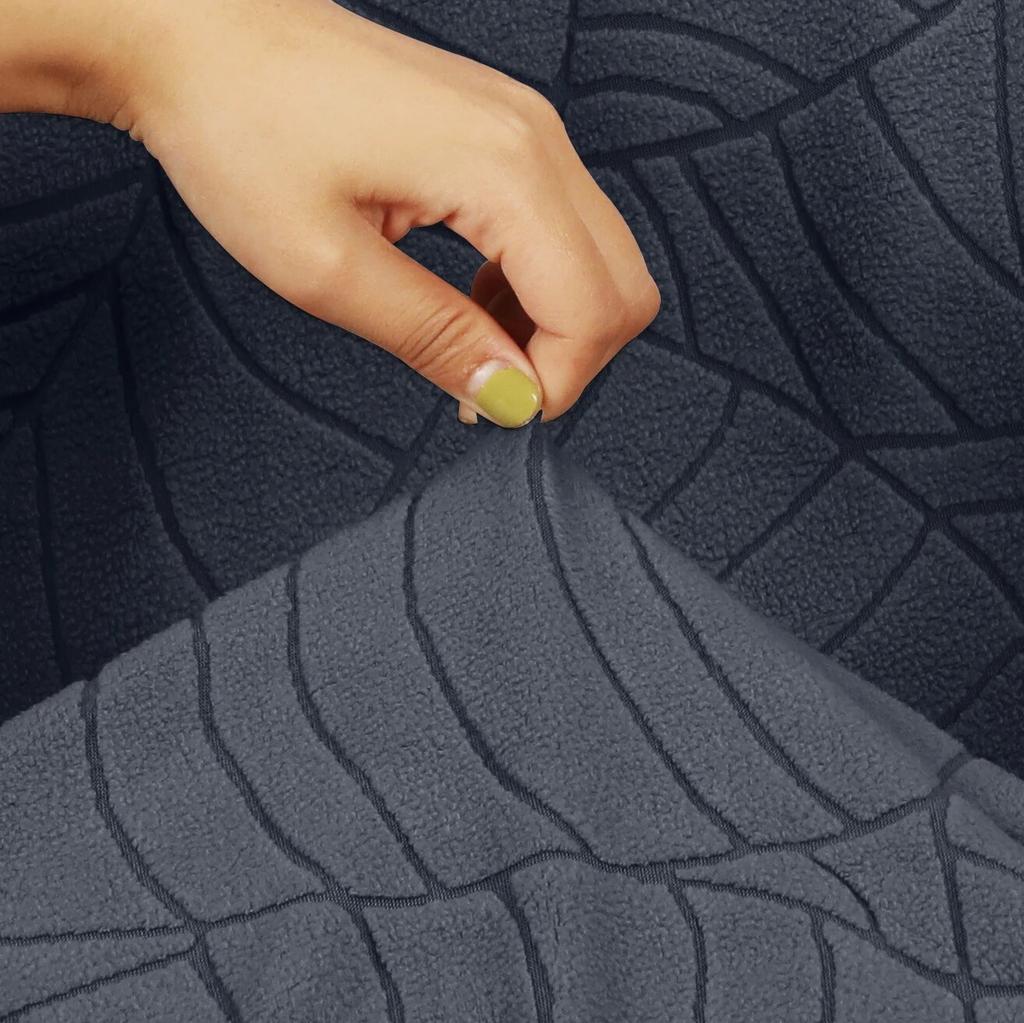 Polar Fleece Elastické žakárové potahy na pohovku Napínací pohovka Potah na křeslo ve tvaru L Potah na pohovku Rohový do obývacího pokoje 1/2/3/4 sedad