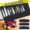 Borsa portaoggetti da chef Borsa porta attrezzi Borsa porta coltelli da chef Borsa portaoggetti portatile nera