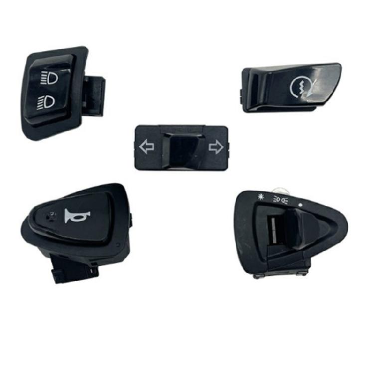 Motorcycle Electrical Switches Module Scooter Handlebar Switches Cluster Simple Installation for Headlight Turn Signal Horn