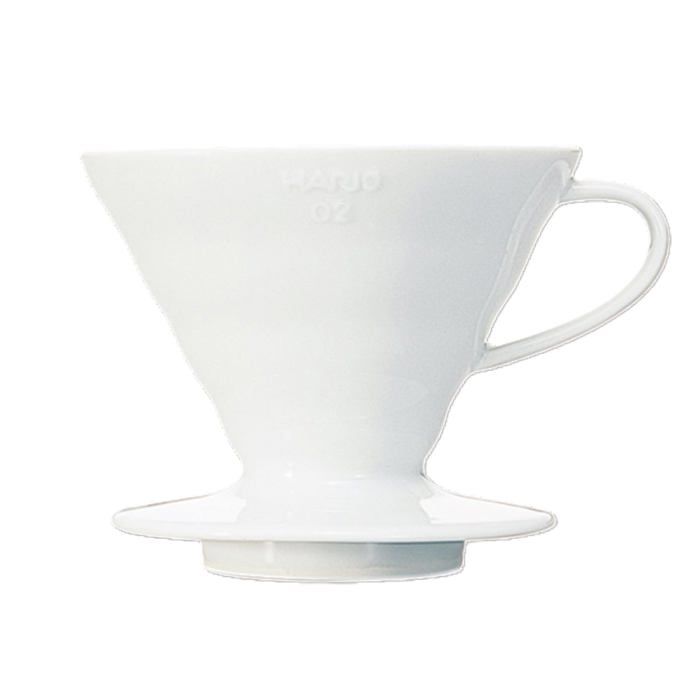 Ensemble ustensiles - lot ustensiles Hario - VDC-01W - Goutteur de cafe, Blanche