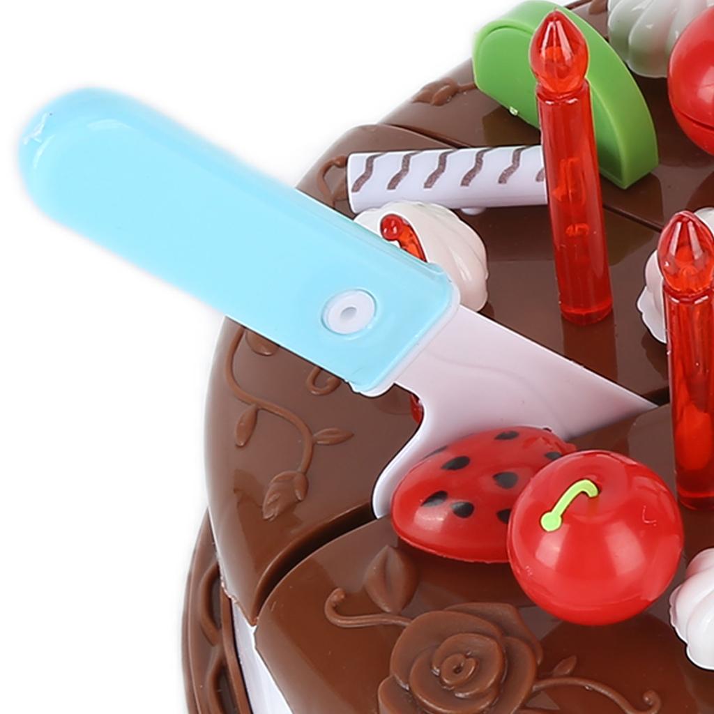 Spielzeug-Geburtstagskuchen-Set Geburtstagskuchen-Spielzeugset für Kinder ab 3 Jahren