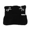 Hat Women's Autumn and Winter Cat Ear Wool Hat Sweet and Cute Bow Warm Knit Hat Ear Protection Cold Pullover Hat