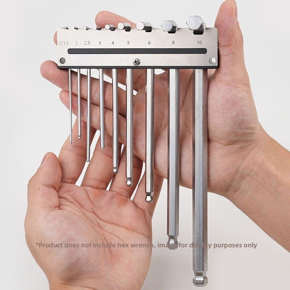 Wandmontierter Sechskantschlüssel-Organizer Halter Langlebiger Haushaltswerkzeug-Organizer Sechskantschlüssel-Aufbewahrungsregal Sechskantschlüssel-Regal