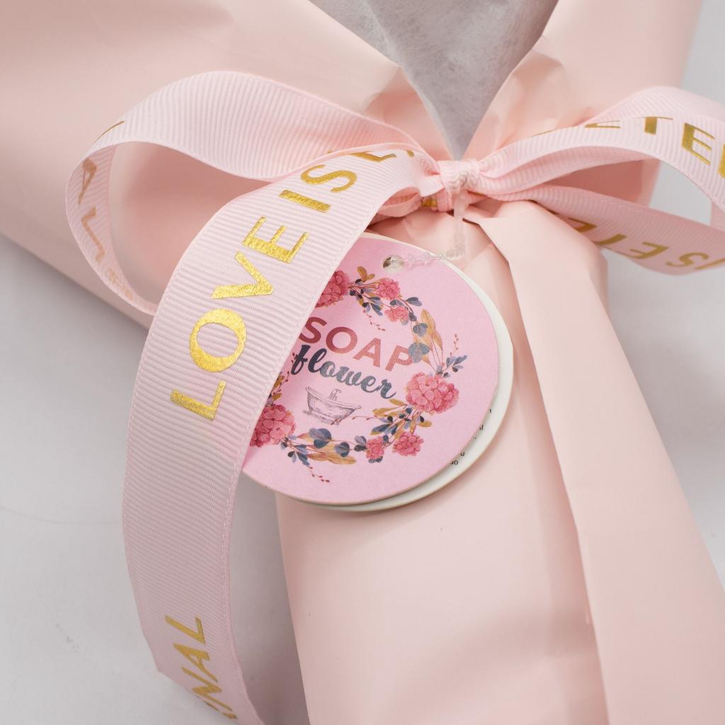 Large Pink Roses Bouquet – Love Is Eternal – Gift Card