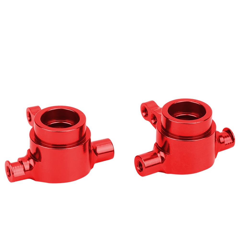 2PCS Aluminum Alloy Steering Block Fit for Traxxas Slash 4X4 1 10 Truck RC AccessoryRed