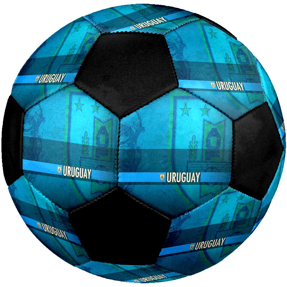 SIZE 5 Uruguayan Football Association Soccer Ball Colorful All Ages Machine Stitched PVC Competition Ready Durable High-Bounce