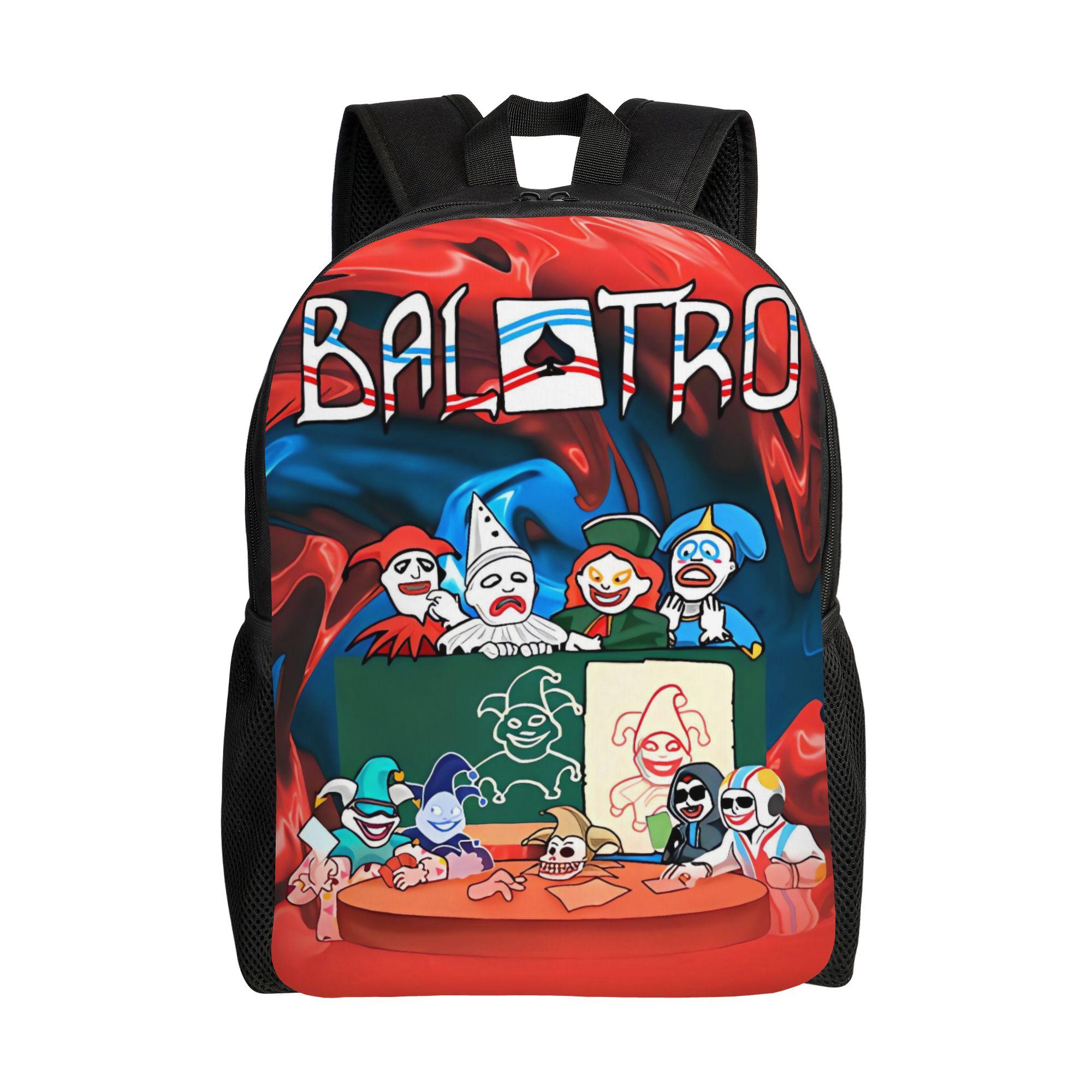 

Novelty Balatro Jimbo Game Backpack Student Unisex Polyester Daily Backpacks Durable Kawaii School Bags Rucksack One Size