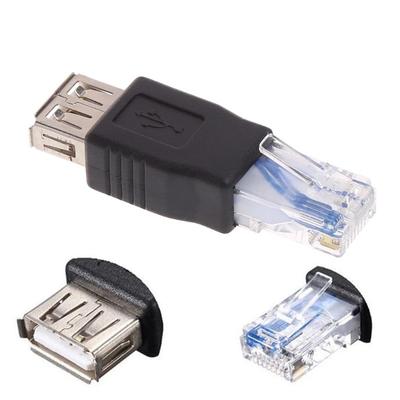 SUNROZ Ethernet LAN RJ45 - USB 10/100 Mbps Adapter for Router Modem (A484180)