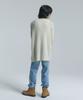 TEN PAST SEVEN Shoulder Button Slit Knit (2 Colors)
