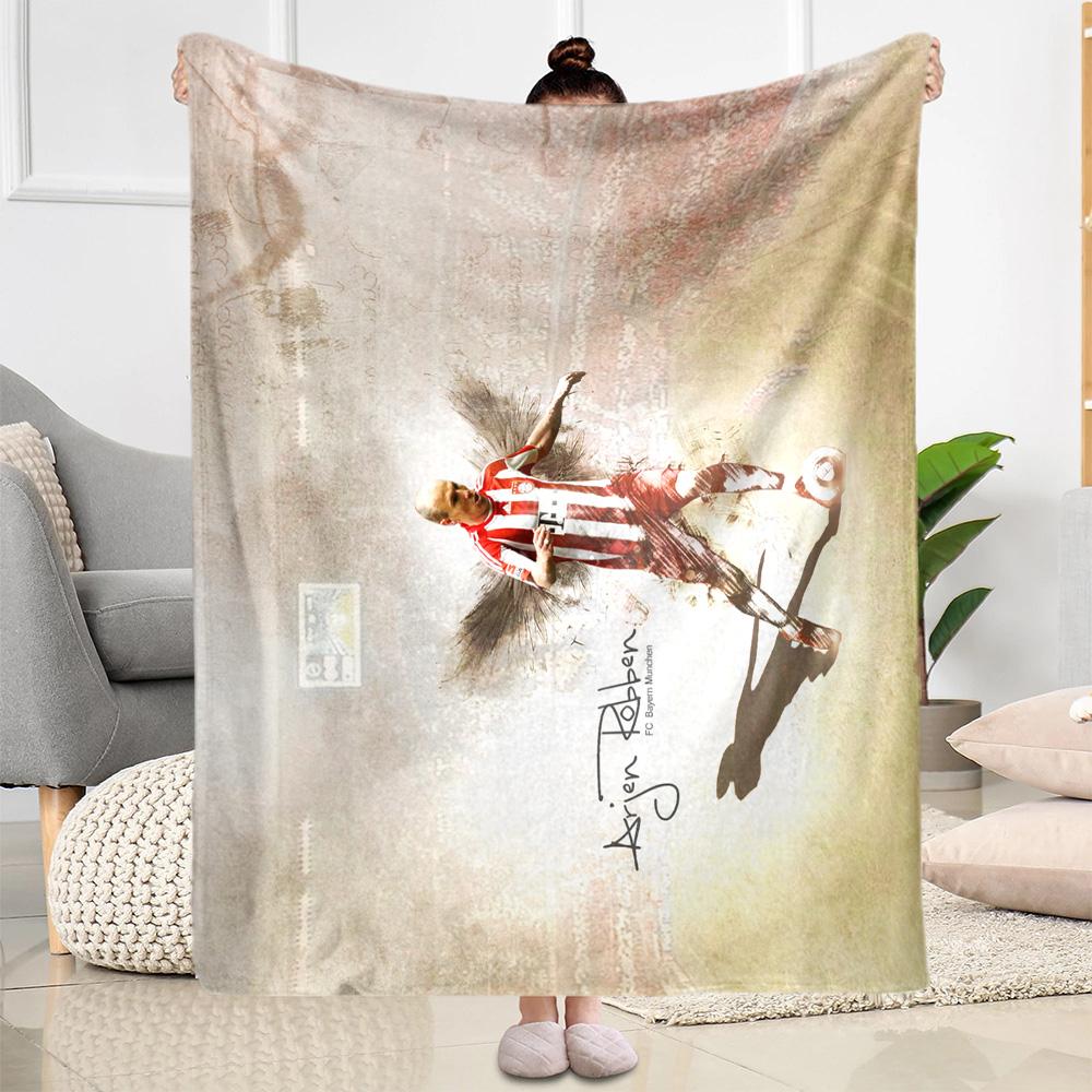 Manchester Player Blanket Warmthful Decor Suitable for Bedding Seaside Office Chair for All Occasions Warmthful Decor