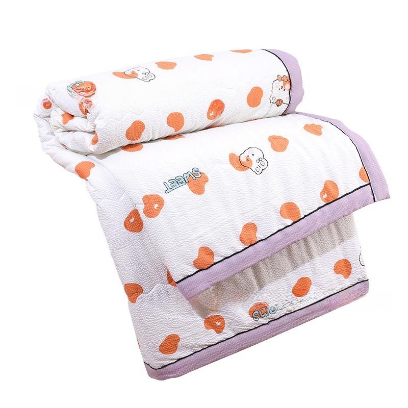 Bubble Cotton Summer Duvet Breathable Material Ecofriendly Filling For Student