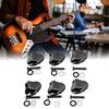 6 Stück Gitarrenmechanik-Knopf Exquisite Fischschwanzform Bequemer Griff Metall Stimmwirbelkopf