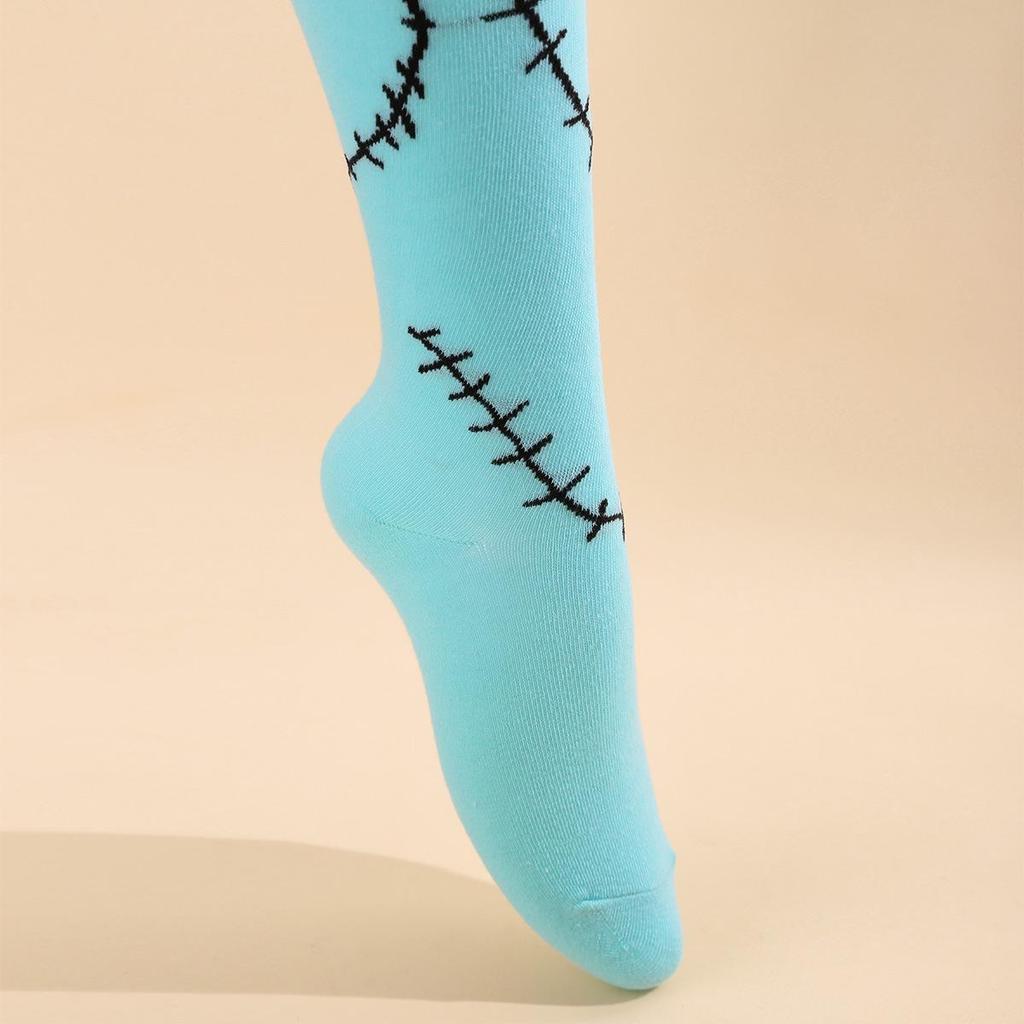 Sally Costume Accessories Set: Gloves & Socks for Halloween Role Play from The Nightmare Before Christmas