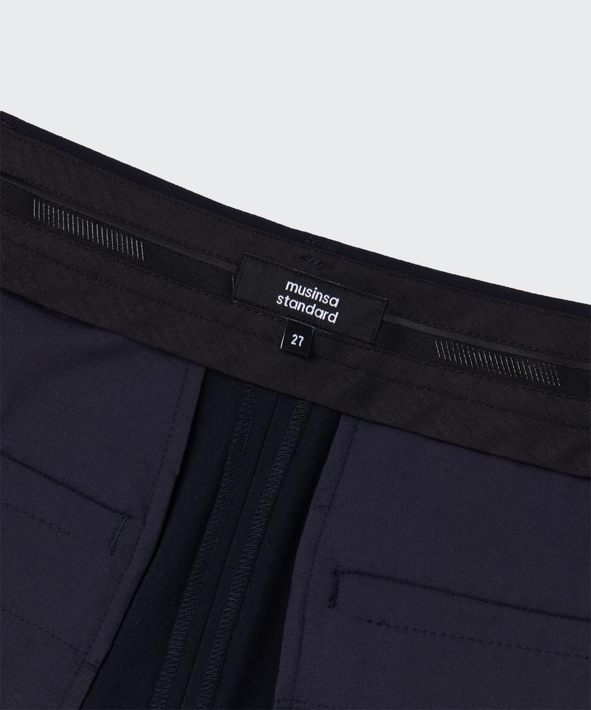 MUSINSA STANDARD WOMAN Women'S Lightweight Skirt Slacks [Navy]
