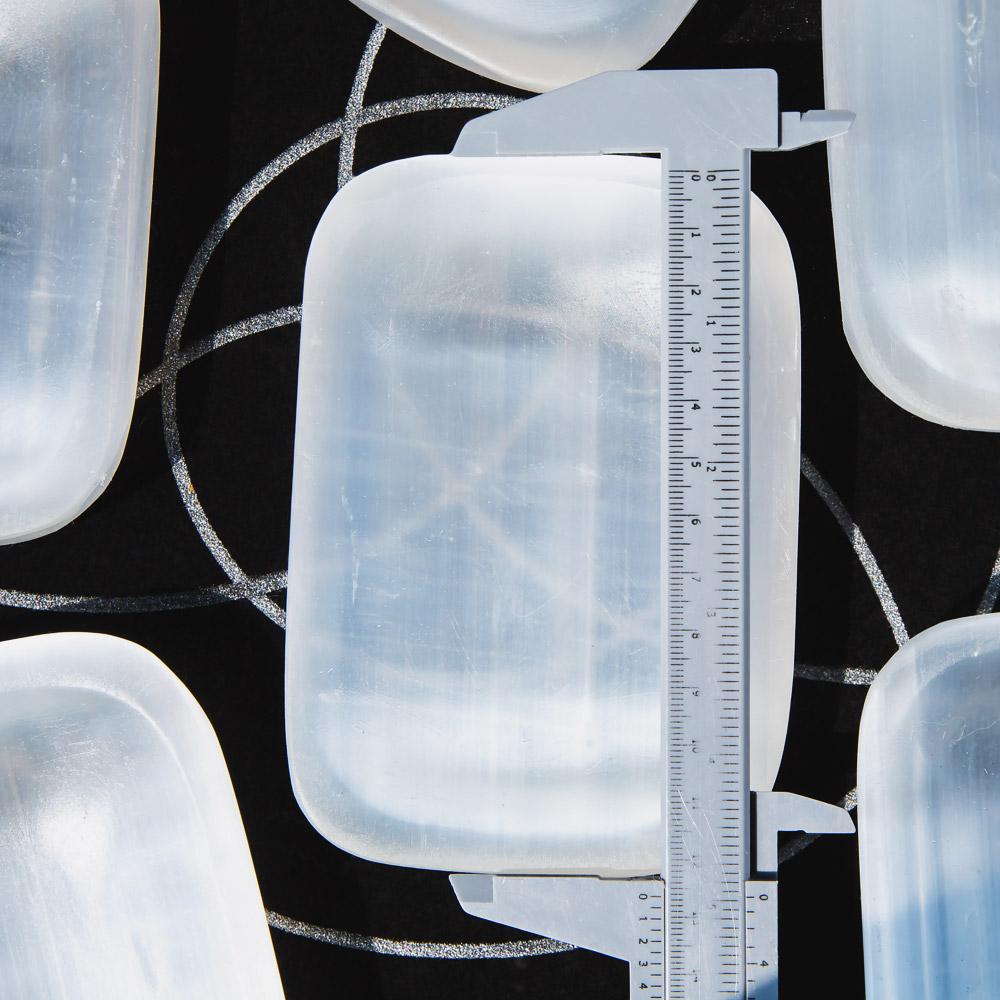 New Polished Selenite Bowl Natural Crystals Healing Stones Different Size Plate for Collection Ying Lai Jewelry