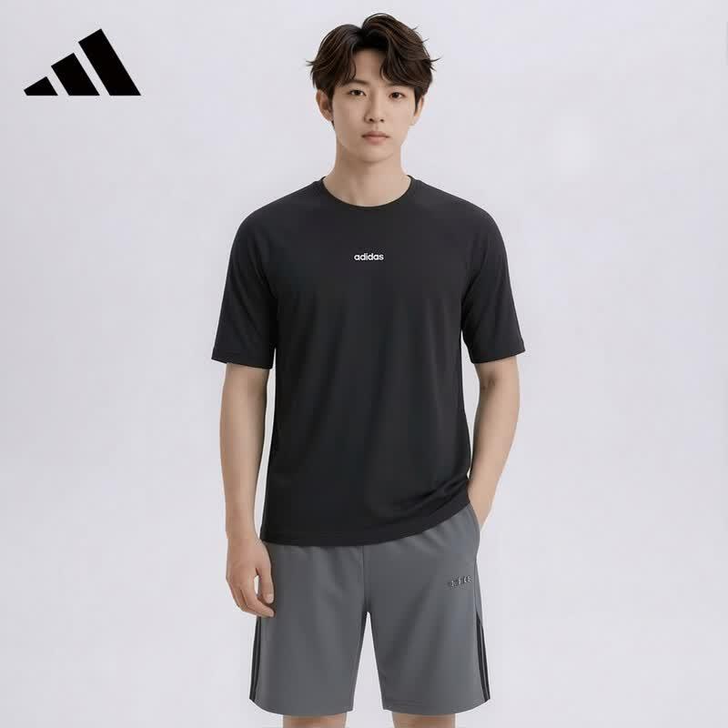 Adidas Men s Quick-Dry Crew Neck T-Shirt XL